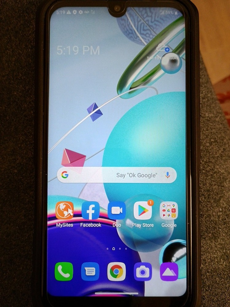 LG K31 Rebel Smartphone 32GB Black Simple Mobile