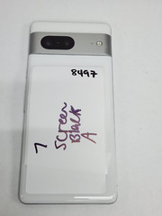 DEFECTIVE – Google Pixel 7 – 128GB – White – Unknown- 8497