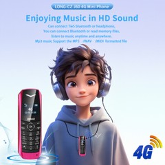 4G Mobile Phone SIM Card Dial Bluetooth Mini Mobile Phone MP3 Player Contacts