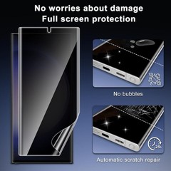 2 Pack Samsung Galaxy S23 Ultra Privacy Screen Protector & Lens Protectors, Anti