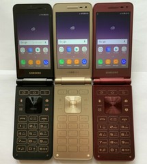 Samsung Galaxy Folder 2 SM-G1650 Flip Phone Big Keyboad Android Dual SIM Black
