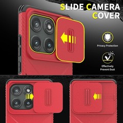 Motorola Moto Edge 2025 Case with HD Screen Protector & Slide Camera Cover