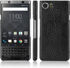 BlackBerry Keyone Case, Croco Premium PU Leather Protective Case, Lightweight Bl