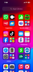 iPhone 15 With TikTok App Installed