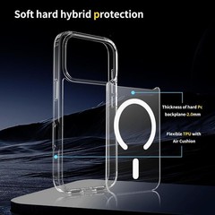 iPhone 17 Pro Max Crystal Clear Case: 99% Transparency | Military Anti-Yellowing