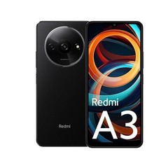 New Redmi A3 Factory Unlocked Dual SIM 90Hz Display 6GB RAM 128GB STORAGE-BLACK