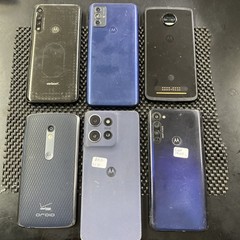 Lot Of 6 Motorola Moto G Power 5G 2025 / Z2 Force / Droid For Parts Only – C26