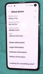 DISCOUNT SAMSUNG S10E PHONE UNLOCKED NEW BATTERY. 99 OR 89 W/O CHRGR