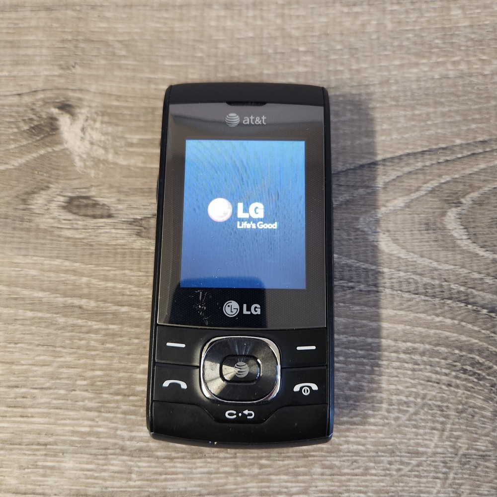 LG GU295 AT&T Cellular 3G Slider Push To Talk Cellular Mobile Phone Black