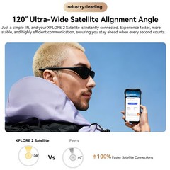 Blackview XPLORE 2 Satellite 5G Rugged Phone Android 15 Mobile Outdoor 20000mAh