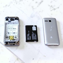 KYOCERA DIGNO KEITAI 3 902KC Silver Android Flip Phone Unlocked Tested Working