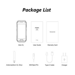 Global Unihertz Atom XL DMR Walkie-Talkie Smartphone 4.0 Inch 4300mAh 6GB+128GB