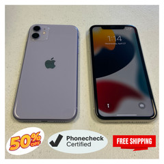Apple iPhone 11 Mint 6.1&Prime; Screen Unlocked Verizon Red Purple Black (128GB 64GB)