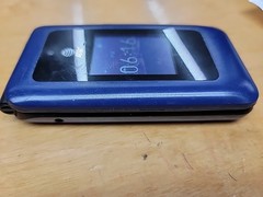 AT&T Cingular Flex 2 U1030AA 4G LTE Blue Flip Phone, 2MP, Android