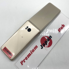Sharp AQUOS Keitai SH-01J Gold Flip Phone Unlocked SIM Free Used & Tested Japan