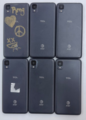 LOT OF 6 x UNLOCKED AT&T / CRICKET TCL 30z 4188R / 4188C 4G LTE Smart Phones