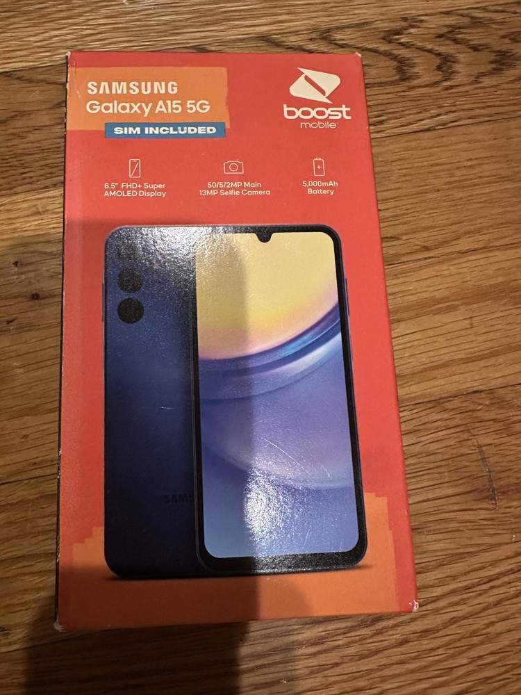 Samsung A15 5G 6.5&Prime; 128GB Blue – Only Boost Mobile