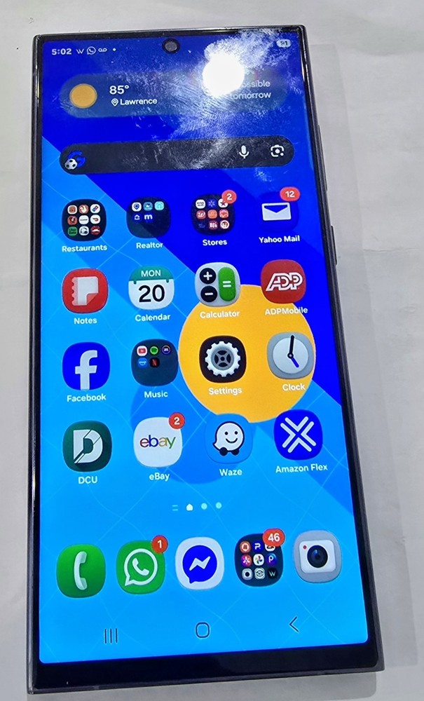 AS IS Samsung Galaxy S23 Ultra 256GB SM-S918U1 Black Unlocked FOR PARTS #A900
