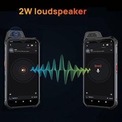 4G LTE Android 13 Rugged Smartphone NFC Mobile Waterproof 128G POC UNIWA W999