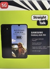 BRAND NEW SAMSUNG A26 5G 128GB BLACK STRAIGHT TALK