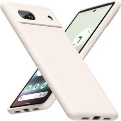 Google Pixel 6A Phone Case Silicone, Minimalist Ultra Thin Slim Soft Rubber Gel