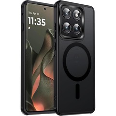Motorola Edge-2025 Case: Magnetic Cover, Raised Camera Guard, Slim Soft-Touch Pr