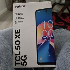 TCL 50 XE 5G Prepaid Verizon Locked Smartphone 50MP 6.56” 128GB NEW SEALED!