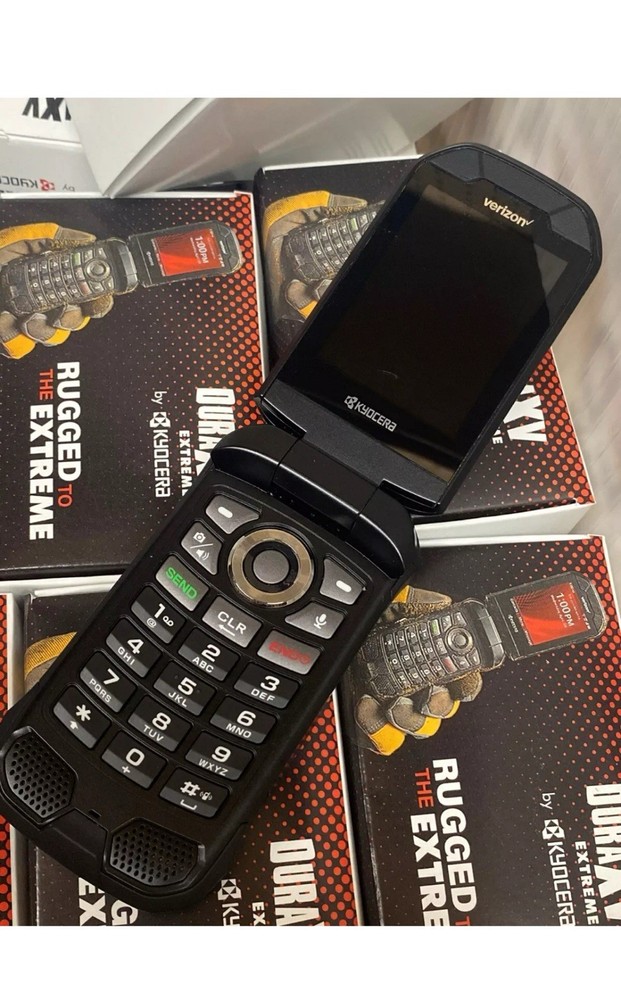 Kyocera DuraXV Extreme E4810 4G LTE Verizon Unlocked RUGGED Camera Flip Phone OB