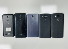 Lot#025 LG Salvage Phones (5pc) ONLY FOR PARTS OR REPAIR AS NO RETURN