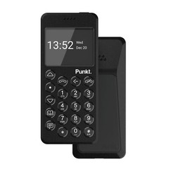 Punkt. MP02 Minimalist 4G LTE Cell Phone – 2GB RAM, 16GB Storage – Black