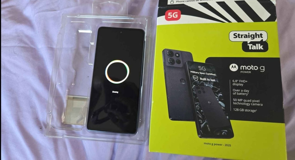 Motorola Moto G Power (2025) 128GB Black 5G 6.8in 50MP Straight Talk