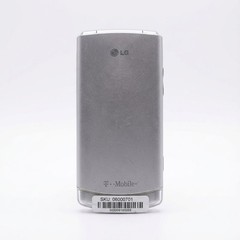 LG Flip Phone T-Mobile Silver Clamshell Basic Feature Cellular Phone Untested