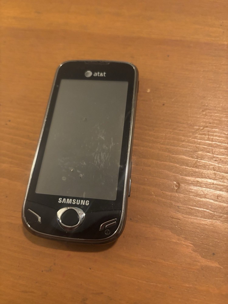 Samsung Mythic SGH-A897 Black and Burgundy Used Untested FREE SHIPPING