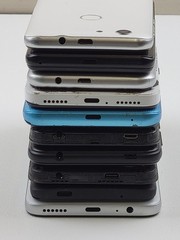 **BULK SMARTPHONE PARTS / REPAIR LOT of 10 DEVICES** Mixed Brands & Carriers