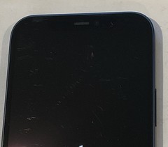 USED BLUE GSM UNLOCKED iPhone 12, 64GB A2172 MGEK3LL/A WITH 99% BATTERY HEALTH