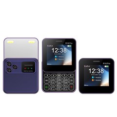 SERVO R18 Pro Mini Phone 2.4&Prime; Rotating Screen Dual SIM 2G GSM Flashlight Radio