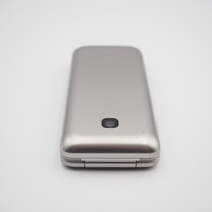[VG] KYOCERA A202KC DIGNO KEITAI 4 ANDROID FLIP PHONE Silver Successor to 902kc