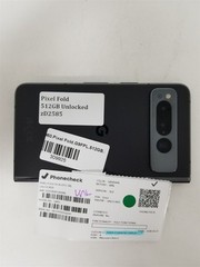 Google Pixel Fold 512GB Black G9FPL (Unlocked) Damaged zD2585