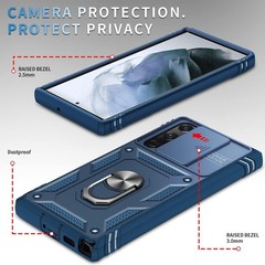 For Samsung Galaxy S22 Ultra 6.8 Inch Case Military Grade Screen Protector 2Pack