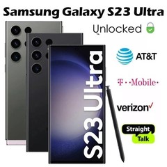 New Samsung Galaxy S23 Ultra/S22 Ultra/S23+ Plus/S22+ Plus 5G GSM Unlocked USA