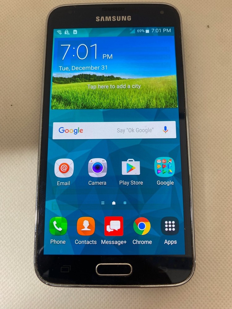 Samsung Galaxy S5 SM-G900v 16GB Verizon / GSM (Fully Unlocked)-used