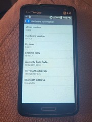 LG Lucid 3 vs876 Verizon Cell Phone