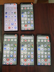 Lot of 5 Google Pixel 6 Pro 128GB For parts