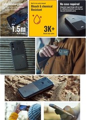 CAT S62 Factory Unlocked GSM CDMA 4G+128G 4G Rugged Smartphone – Black