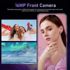 G16 Pro Max 8+256GB Unlocked Cell Phone Android 15 Dual SIM 5G Smartphone Mobile