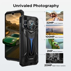 DOOGEE S200Ultra 5G Rugged Phone 48GB+1TB Smartphone Android 15 11000mAh NFC New