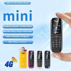 LONG-CZ J60 plastic Mini Mobile Unlocked 4G 64GB Bluetooth Smallest phone