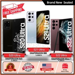 NEW Samsung Galaxy S22 Ultra 5G S23 Ultra 5G S21 Ultra 5G Unlocked ALL MEMORY