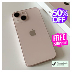 Apple iPhone 13 Unlocked – 128GB & 256GB – Midnight Blue, Pink, Green
