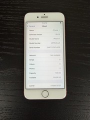 Apple iPhone 7 A1778 128GB (PRODUCT)RED Cricket 4G LTE Smartphone 87% Batt